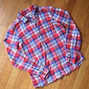 J. Crew lightweight boyfriend flannel